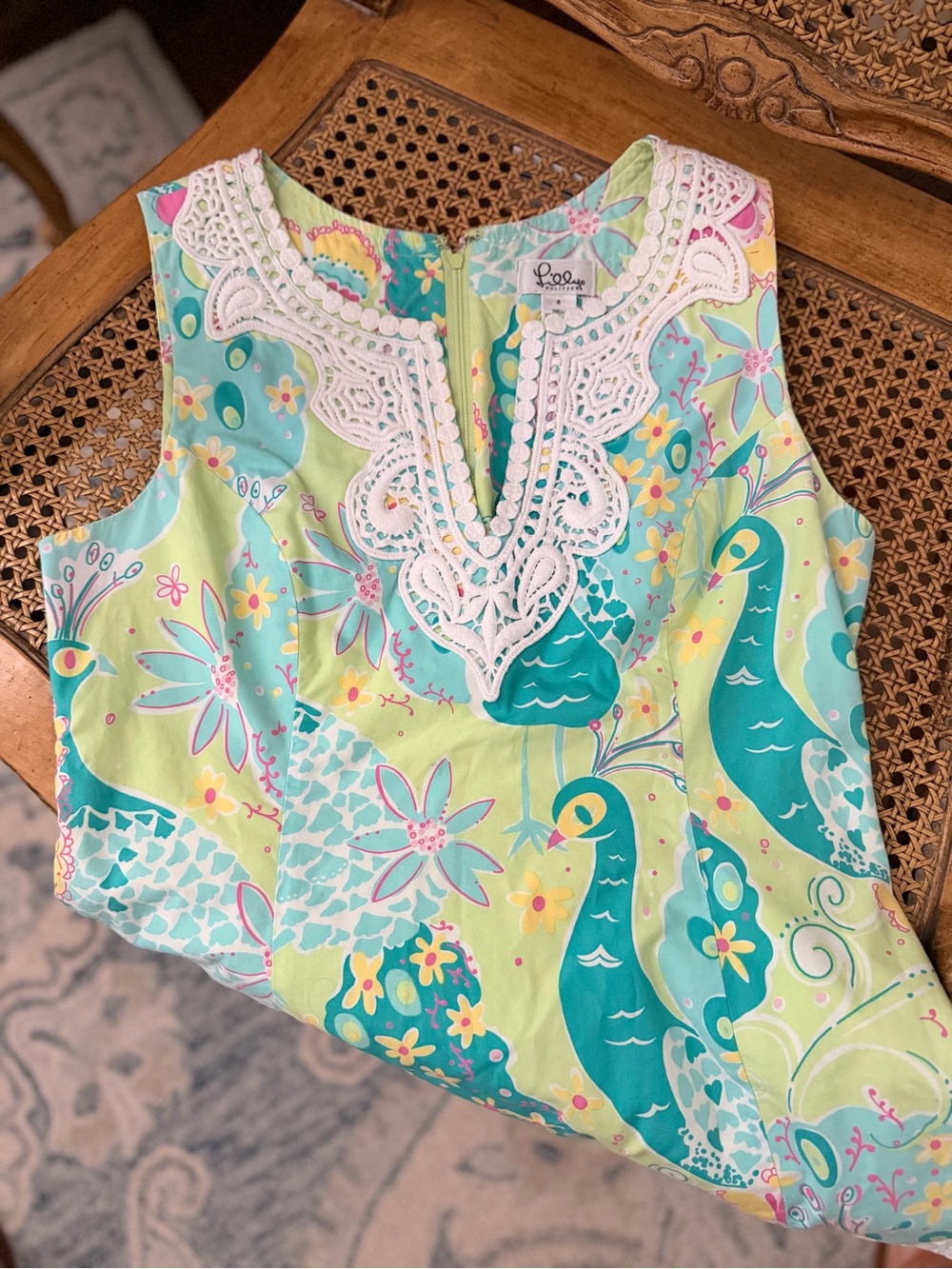 Lilly Pulitzer Sleeveless Tunic Top SZ 6